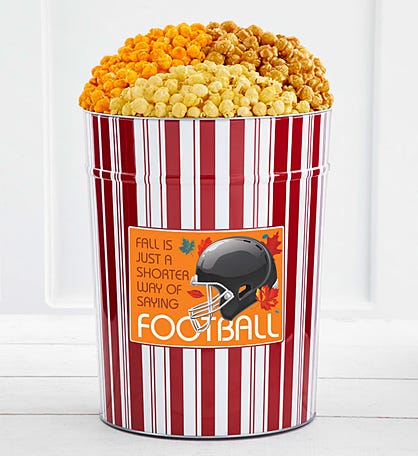 Tins With Pop® 4 Gallon Fall Is Just A Shorter Way Of Saying Football